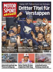 :  Motorsport aktuell Magazin No 44 vom 11 Oktober 2023