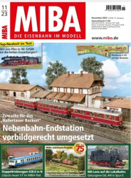 :  MIBA Die Eisenbahn im Modell Magazin November No 11 2023