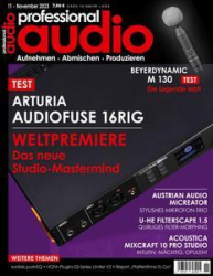 :  Professional Audio Magazin November No 11 2023