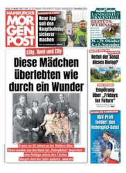 :  Hamburger Morgenpost vom 27 Oktober 2023