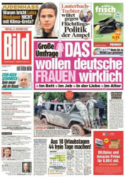 :  Bild Zeitung vom 27 Oktober 2023