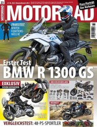 : Motorrad Magazin No 23 vom 27  Oktober 2023
