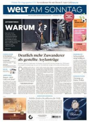 :  Die Welt am Sonntag Frühausgabe vom 28 Oktober 2023