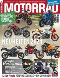 : Motorrad Magazin No 24 vom 09  November 2023
