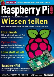 :  Raspberry Pi Geek Magazin Dezember-Januar No 12,01 2023,2024