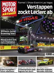 : Motorsport aktuell Magazin No 50 vom 22  November 2023
