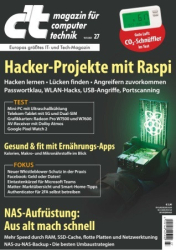 : ct Magazin für Computertechnik No 27 vom 18. November 2023