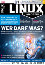 :  Linux Magazin Januar No 01 2024