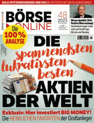 : Boerse Online Magazin No 48 vom 30  November 2023

