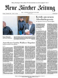 : Neue Zurcher Zeitung International - 01. Dezember 2023