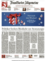 :  Frankfurter Allgemeine Sonntagszeitung vom 03 Dezember 2023