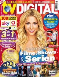 :  TV Digital Fernsehzeitschrift No 01 vom 30 Dez.-12 Jan. 2024