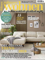 :  Zuhause Wohnen Magazin Januar-Februar No 01,02 2024