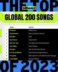 : Billboard The Top Global 200 Songs Of 2023