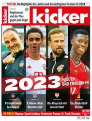 :  Kicker Sportmagazin No 105,105 vom 28 Dezember 2023