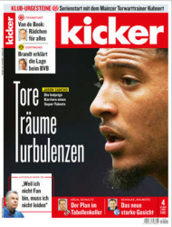 :  Kicker Sportmagazin No 04 vom 08 Januar 2024