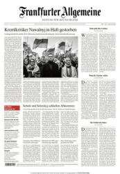 :  Frankfurter Allgemeine Zeitung vom 17 Februar 2024
