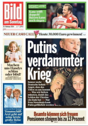 :  Bild am Sonntag vom 25 Februar 2024