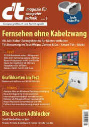 : c't Magazin fuer Computertechnik No 05 vom 23  Februar 2024
