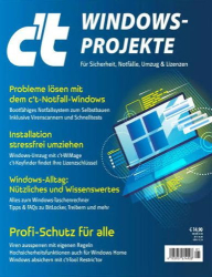 : c't Magazin fuer Computertechnik Sonderheft Windows Projekte 2024

