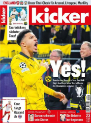 : Kicker Sportmagazin No 23 vom 14  März 2024
