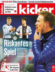 : Kicker Sportmagazin No 24 vom 18  März 2024

