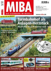 :  MIBA Die Eisenbahn im Modell April No 04 2024