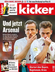 : Kicker Sportmagazin No 30 vom 08  April 2024
