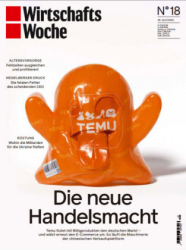 :  Wirtschaftswoche Magazin No 18 vom 26 April 2024