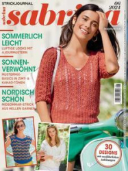 :  Sabrina Strickjournal Magazin Juni No 06 2024