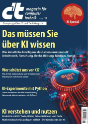 : c't Magazin für Computertechnik No 11 vom 10  Mai 2024

