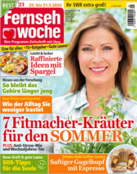 : Fernsehwoche Magazin No 21 vom 17. Mai 2024