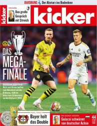 : Kicker Sportmagazin No 44 vom 27  Mai 2024
