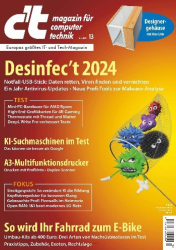 : ct Magazin für Computertechnik No 13 vom 31. Mai 2024