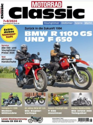 :  Motorrad Classic Magazin No 07,08 2024
