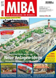 :  Miba Die Eisenbahn im Modell Magazin Juli No 07 2024