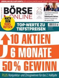 : Börse Online Finanzmagazin No 25 vom 20  June 2024
