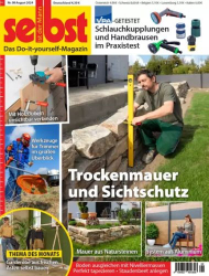 : Selbst ist der Mann Heimwerkermagazin August No 08 2024
