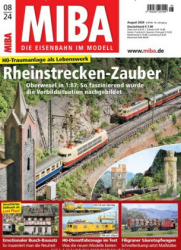 :  Miba Die Eisenbahn im Modell Magazin August No 08 2024