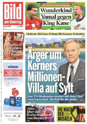 :  Bild am Sonntag vom 14 Juli 2024