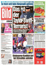 :  Bild Zeitung vom 09 August 2024