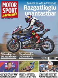 : Motorsport Aktuell Magazin No 36 vom 14  August 2024
