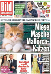 :  Bild am Sonntag vom 18 August 2024