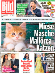 : Bild Am Sonntag - 18. August 2024