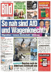 : Bild Zeitung vom 19 August 2024