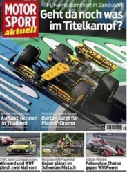 :  Motorsport aktuell Magazin No 38 vom 28 August 2024