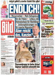 :  Bild Zeitung  vom  30 August  2024