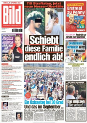 :  Bild Zeitung vom 09 September 2024