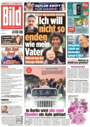 : Bild Zeitung vom 12. September 2024