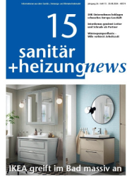 : Sanitar + Heizung News Nr 15 vom 30. August 2024